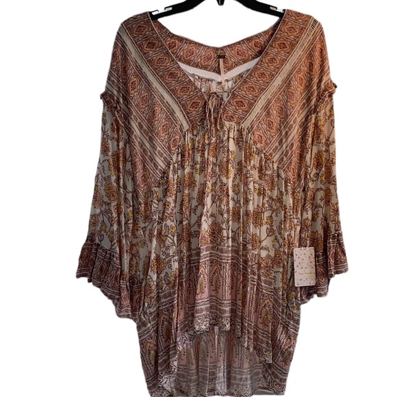 NWT Free People- S- 1/2 Sleeve Tunic with pockets - Picture 3 of 11